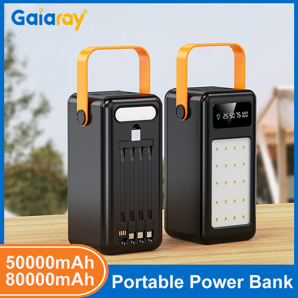Outdoor Lighting Bollards - 50000mAh 80000mAh ポータブル電源 急速充電 外付けバッテリー アウトドア
