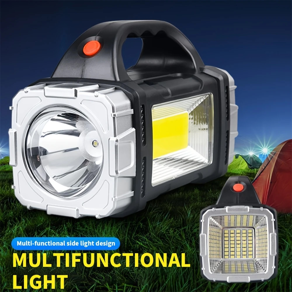 Outdoor Lighting Rechargeable - ポータブル強力な USB 充電式懐中電灯ソーラー LED ライト COB