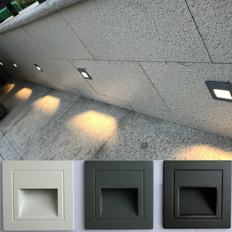 Outdoor Lighting On Stairs - LED ウォールランプ 5 ワット防水 LED 階段ステップライト埋め込み型埋め込みランプ屋内/屋外防水階段ステップライト