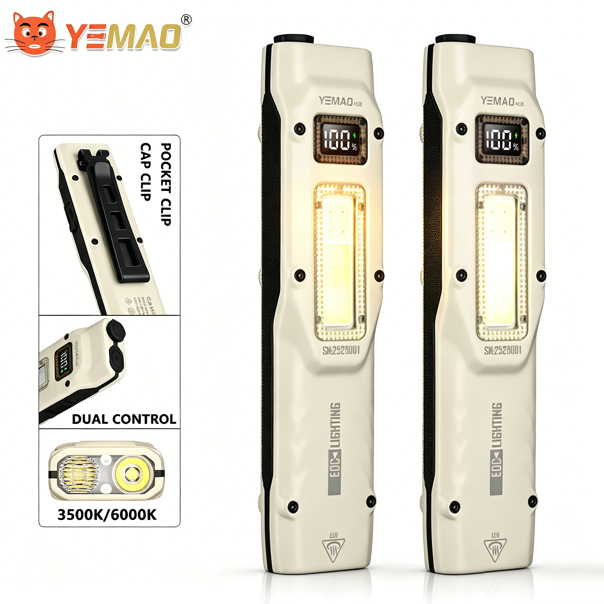 ポータブル880LM YEMAO M28超薄型タクティカルワ - Outdoor Lighting Landscape のレビューと価格