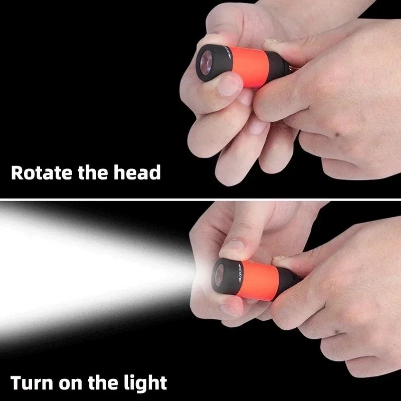 USB充電式LED多機能強力ライトポケットキーホルダー懐中電 - Outdoor Lighting Construction のレビューと価格