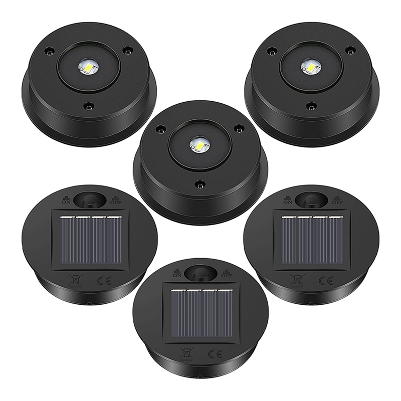 ソーラーパネル用LEDシーリングライト,7ルーメン,6個 - Outdoor Lighting Experts のレビューと価格