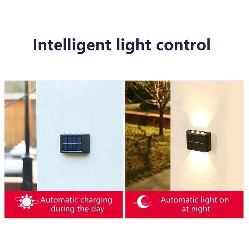 COB ソーラーウォールランプ屋外防水ソーラーライト上下凸レ - Outdoor Lighting Uplight のレビューと価格