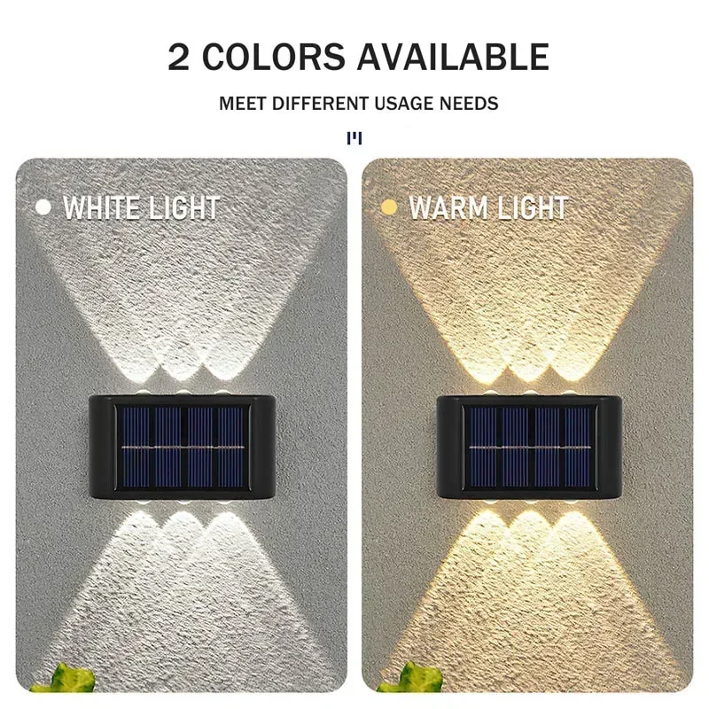 COB ソーラーウォールランプ屋外防水ソーラーライト上下凸レ - Outdoor Lighting Uplight のレビューと価格