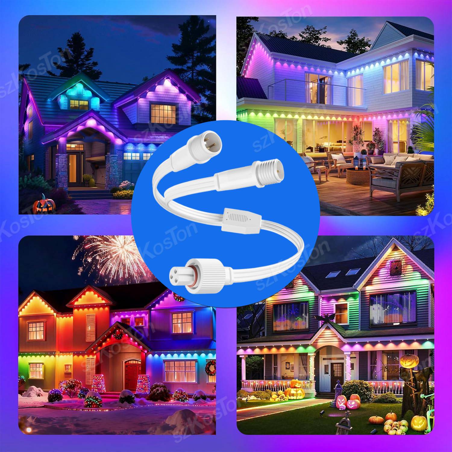 Govee 屋外ライト用 Y 字型コネクタ IP68 防水延 - Outdoor Lighting Construction のレビューと価格