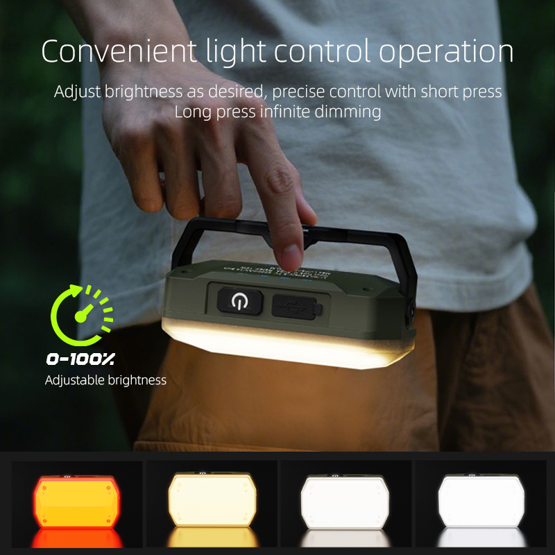 キャンプ用ランタン充電式屋外吊りテントランプ 4000mah - Outdoor Lighting Bollards のレビューと価格