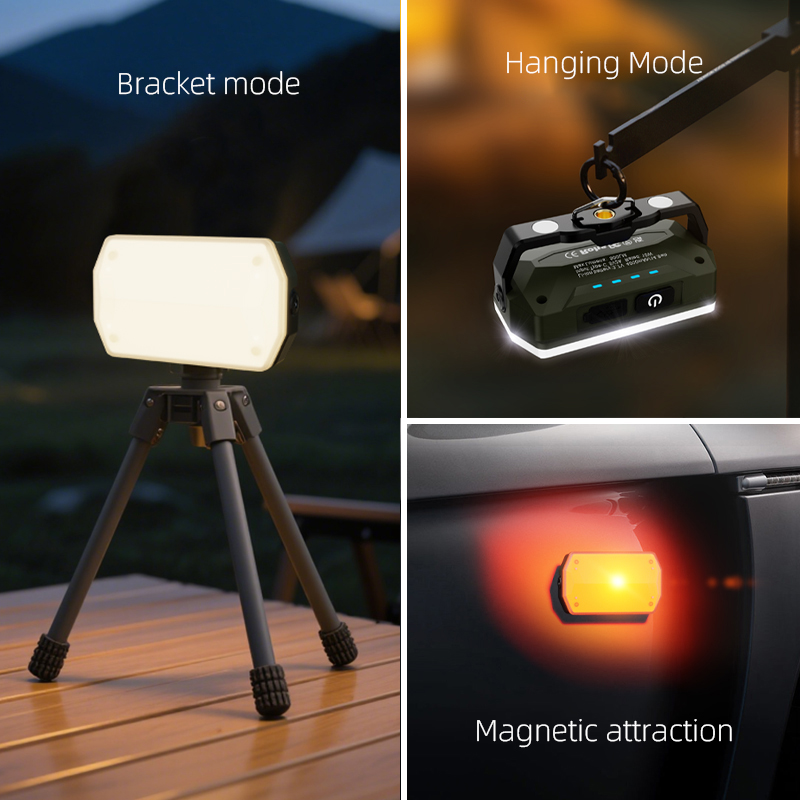 キャンプ用ランタン充電式屋外吊りテントランプ 4000mah - Outdoor Lighting Bollards のレビューと価格