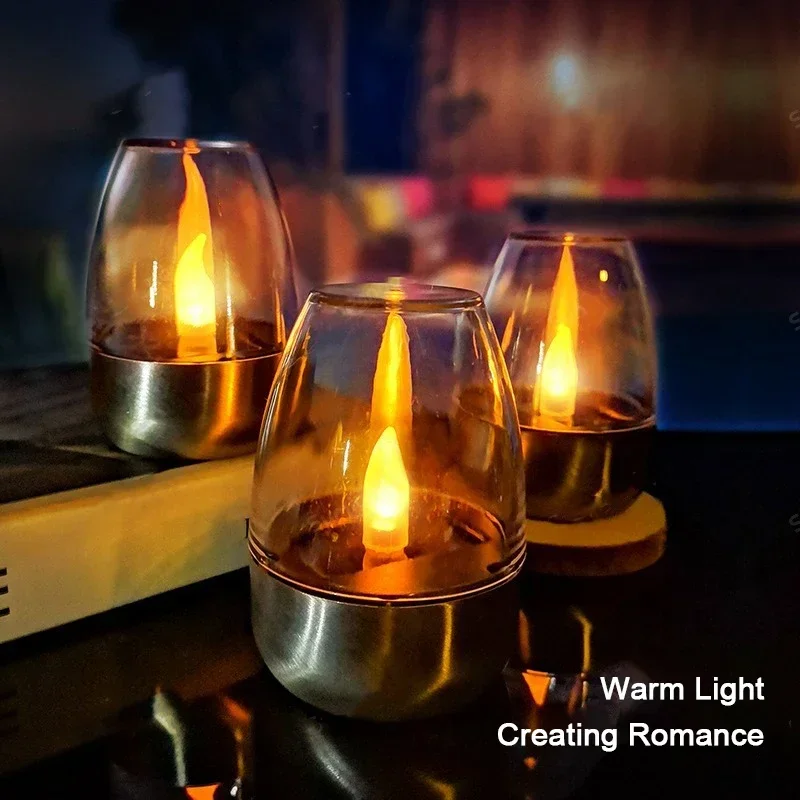 LED ステンレス鋼ソーラーキャンドルライト屋外パティオガー - Outdoor Lighting Deck のレビューと価格
