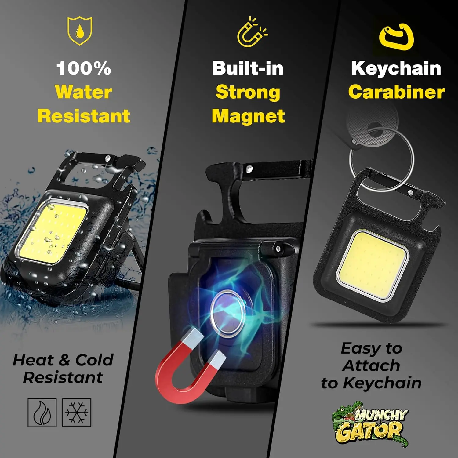 ポータブルキーホルダーライトミニ多機能キャンプ懐中電灯USB - Outdoor Lighting Rechargeable のレビューと価格