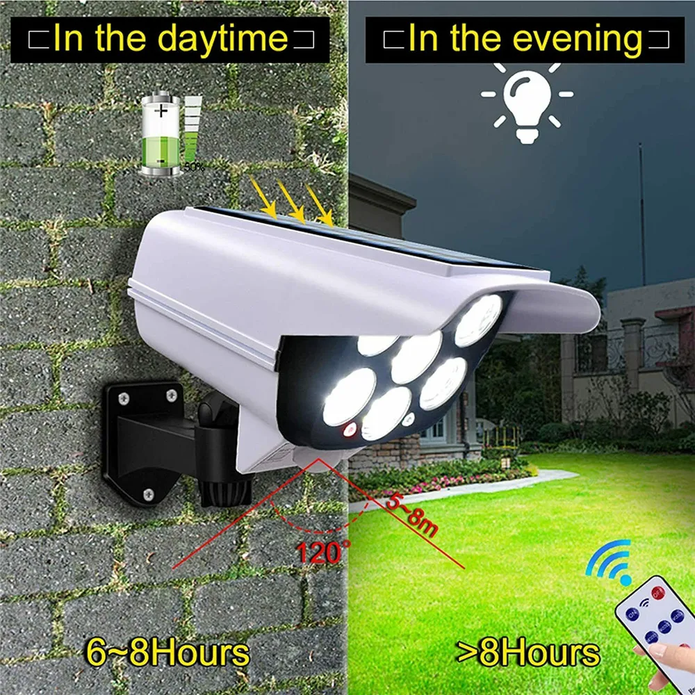 屋外ソーラーライトモーションセンサーセキュリティダミーカメラ - Outdoor Lighting Experts のレビューと価格