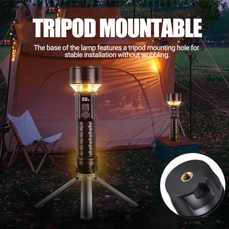 COB LED 懐中電灯充電式ランタン 7 コアキャンプトー - Outdoor Lighting Rechargeable のレビューと価格