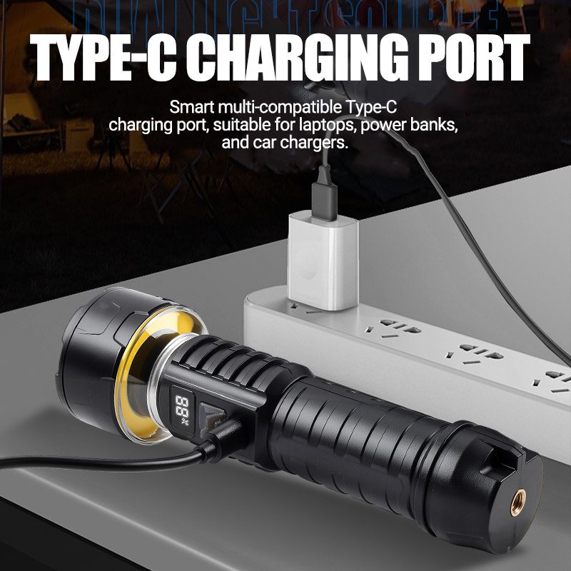 COB LED 懐中電灯充電式ランタン 7 コアキャンプトー - Outdoor Lighting Rechargeable のレビューと価格