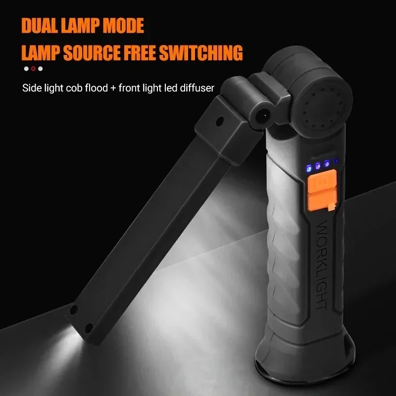 ポータブル LED COB サーチライト 磁気 & フック付 - Outdoor Lighting Rechargeable のレビューと価格