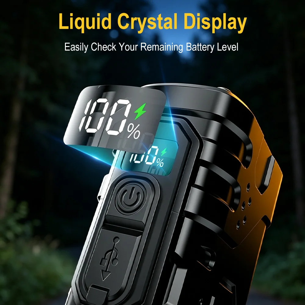 BORUIiT ハンドクランク EDC LED フラッシュラ - Outdoor Lighting Construction のレビューと価格