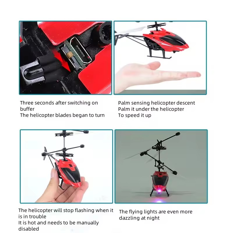 ミニリモコン航空機ヘリコプター飛行インタラクションジェスチャ - Outdoor Lighting Experts のレビューと価格