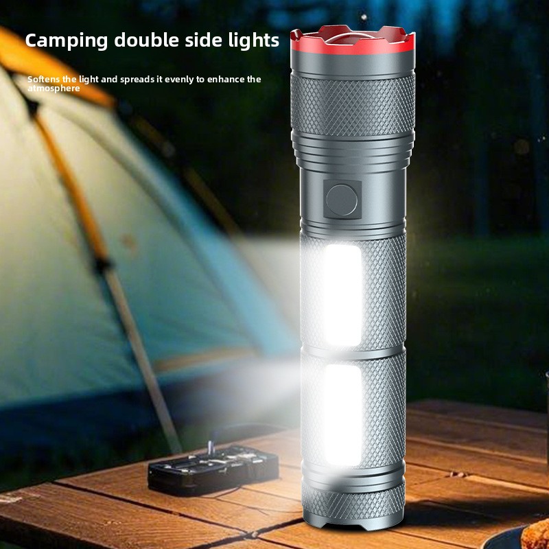 7200mAh ハイライト懐中電灯 COB サイドライト屋外 - Outdoor Lighting Rechargeable のレビューと価格